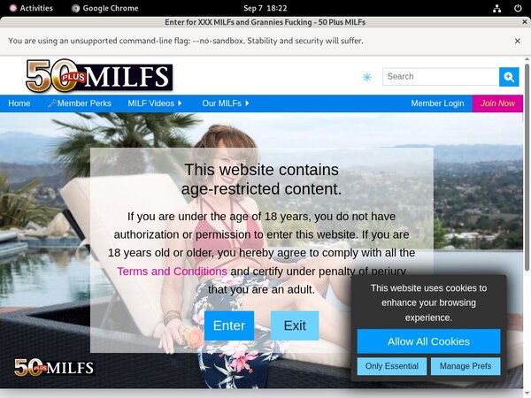50 Plus MILFs Password Details
