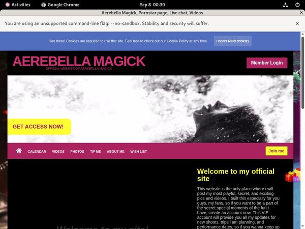 Aerebellamagick.modelcentro.com Trial Sign Up