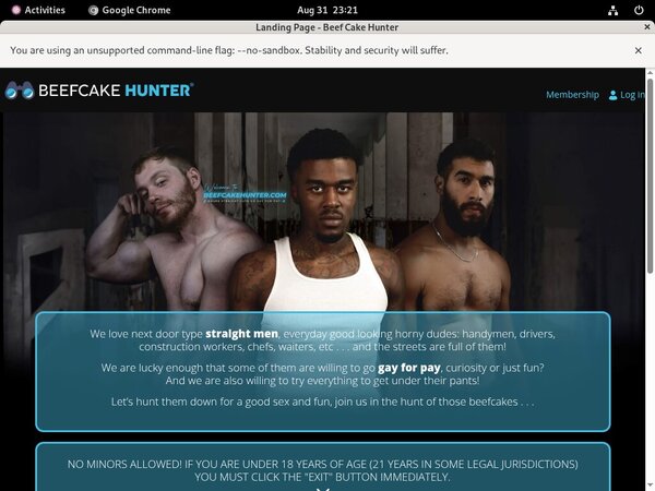 Beefcakehunter.com Create Account
