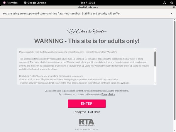 Charlie Forde Purchase