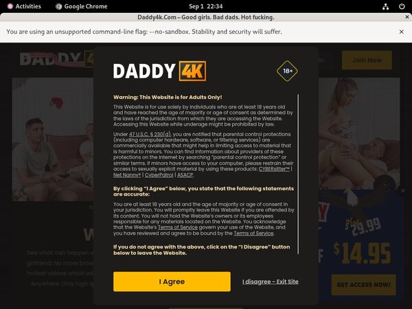 Daddy4k.com Sing Up