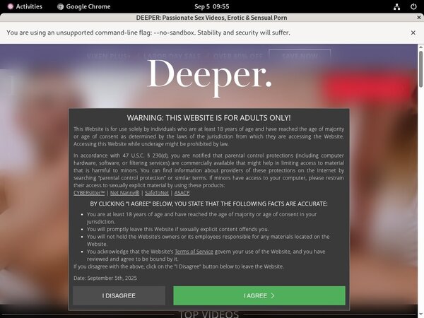 Deeper.com Account Gratis