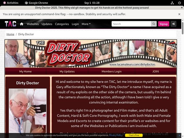 Dirty Doctor 1 Day Trial