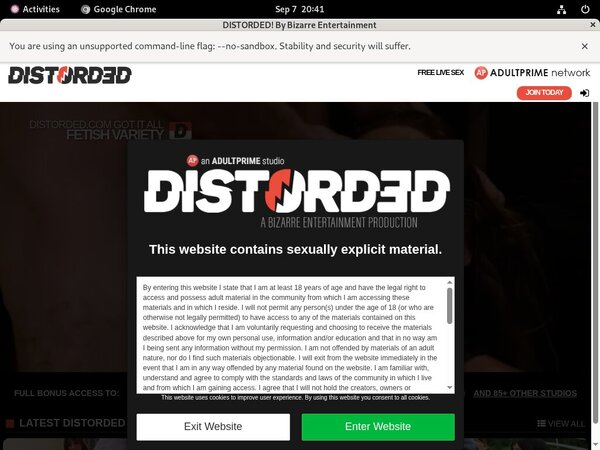 Distorded.com Discount Username