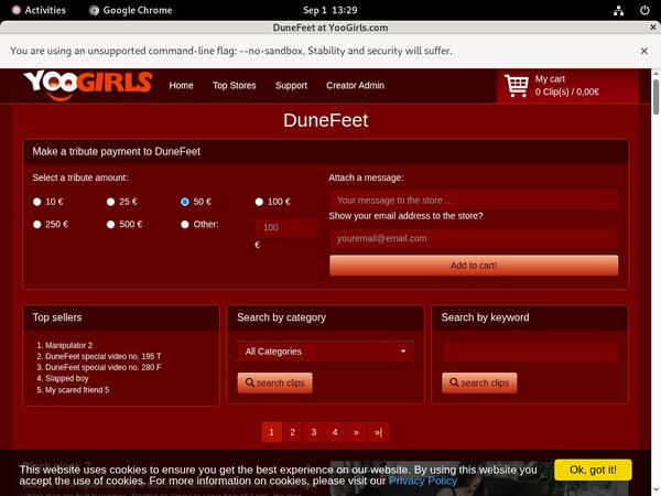 Dunefeet Web