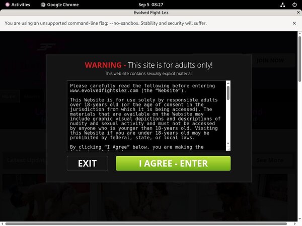 Evolvedfightslez Password Username