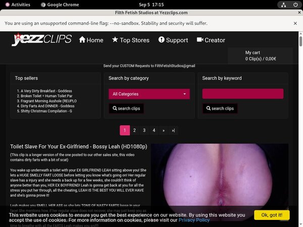 FilthFetishStudios Checkout Page FilthFetishStudios Checkout Page