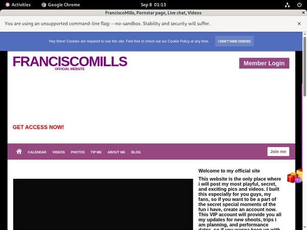 Free FranciscoMills Account Password