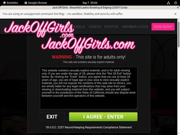 Free Jack Off Girls Promo Code