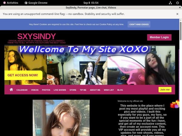 Free SxySindy Trial Memberships