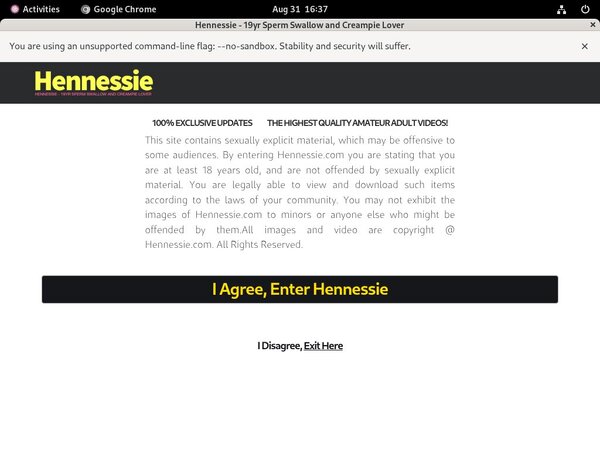 Hennessie.com Free Trial Login