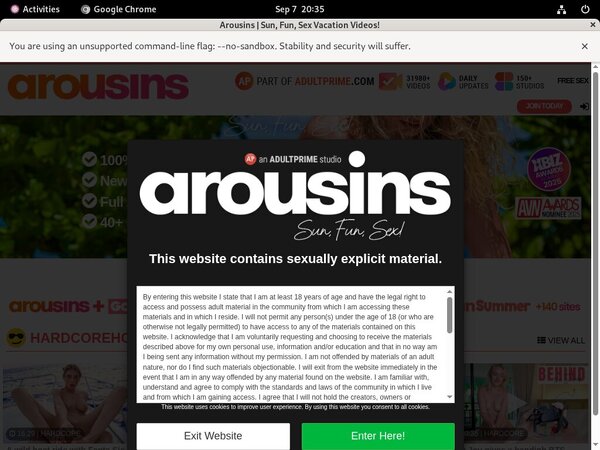 How To Get Free Arousins.com Account