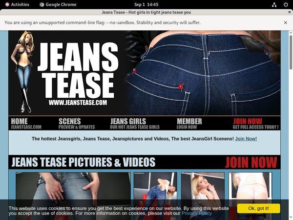 Jeanstease.com Videos