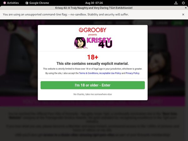 Krissy4u.com Discount Username