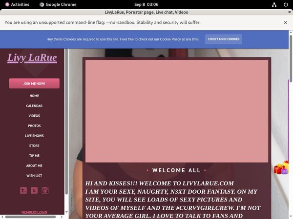 LivyLaRue Member Password