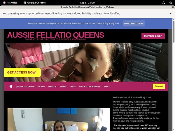 Logins For AussieFellatioQueens Free