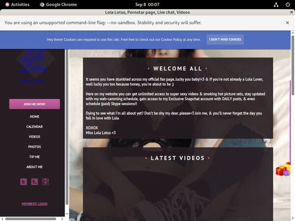 LolaLotus Passwords Accounts