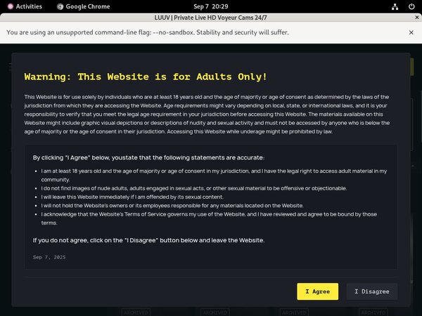 Luuv.com Registration Form