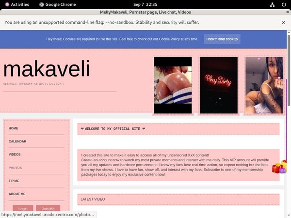 MellyMakaveli Dvd