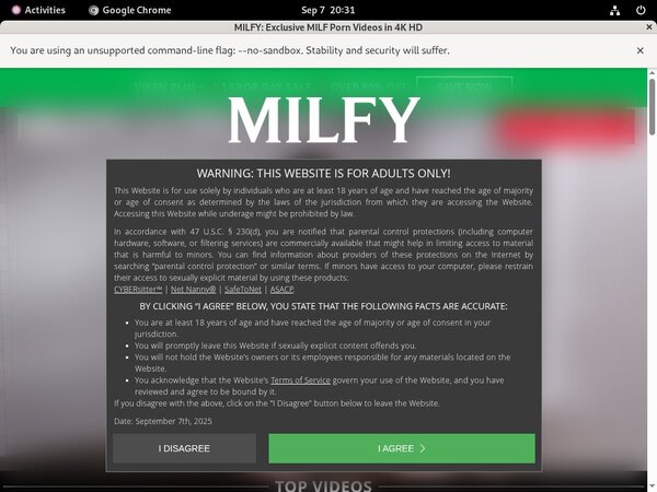 Milfy.com Free Trial Memberships
