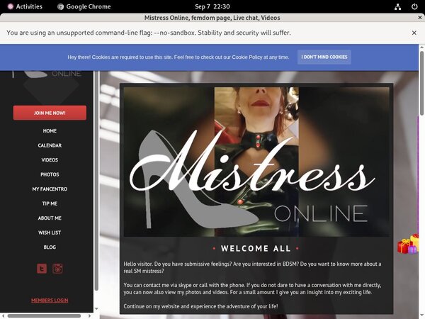 Mistressonline Real Accounts