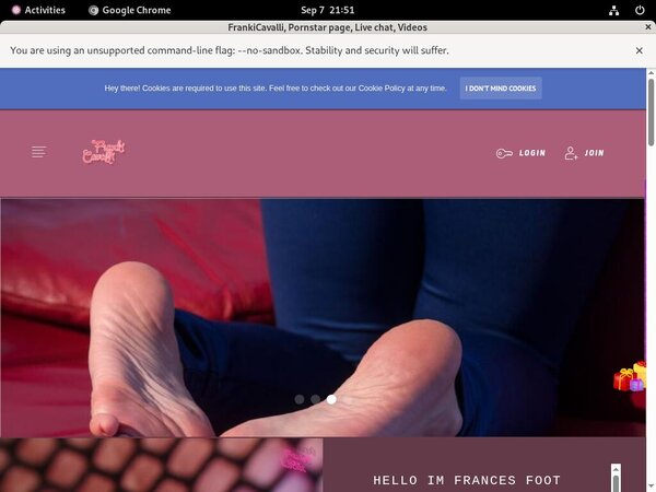 Mobile FrankiCavalli Account