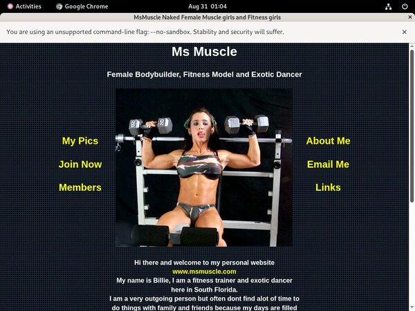 Msmuscle.com With Ukash