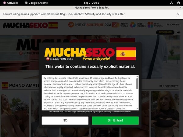 Mucho Sexo Accounts Working