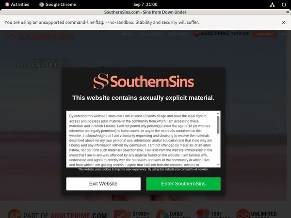New Southern Sins Promo Code New Southern Sins Promo Code