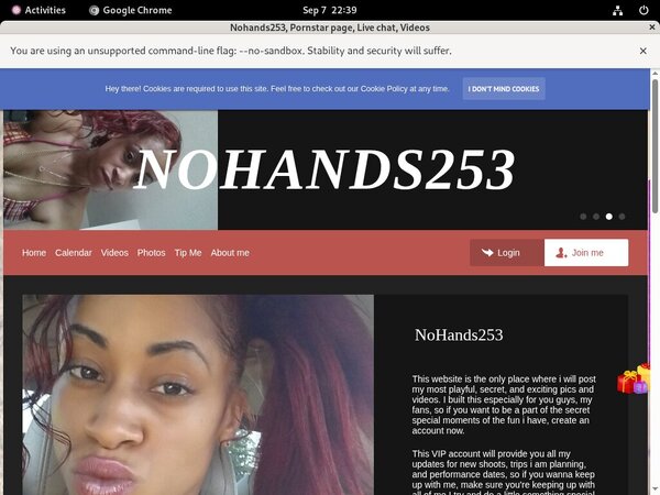 Nohands253.modelcentro.com With Sliiing