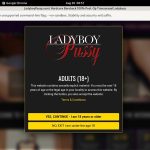 Premium Ladyboy Pussy Password