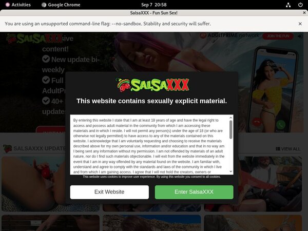 Salsaxxx.com Account Trial