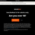 Sexlikereal.com Trial Option Sexlikereal.com Trial Option