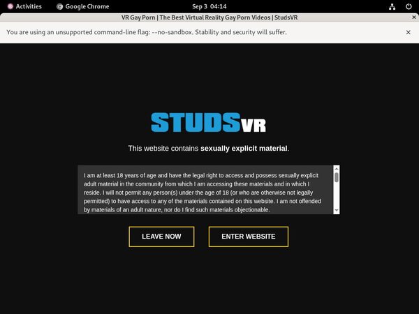 Sign Up Studs VR