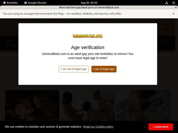 Univers Black User Name Password